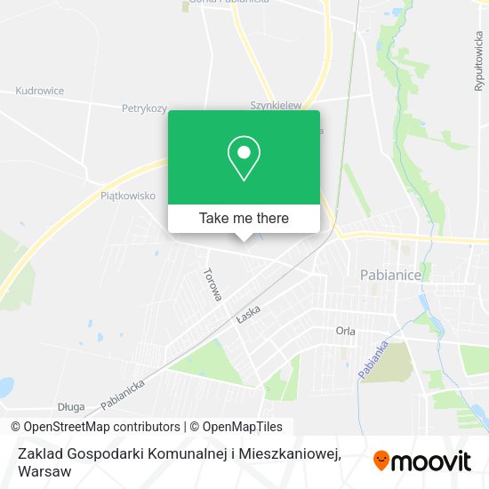 Zaklad Gospodarki Komunalnej i Mieszkaniowej map