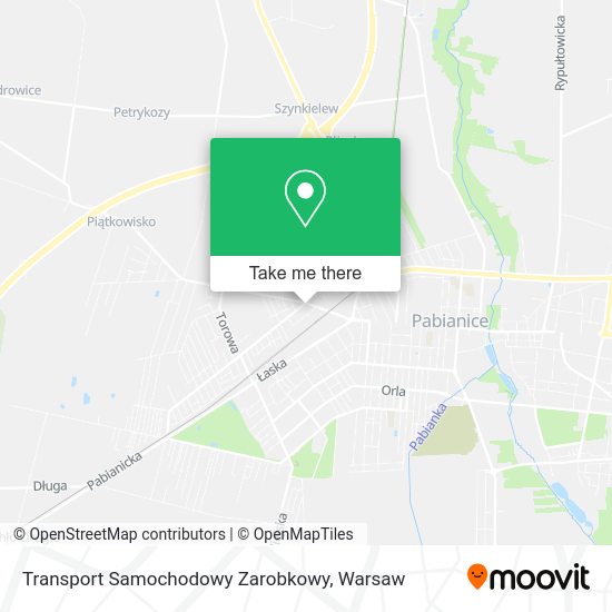 Карта Transport Samochodowy Zarobkowy