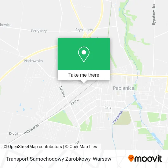 Карта Transport Samochodowy Zarobkowy