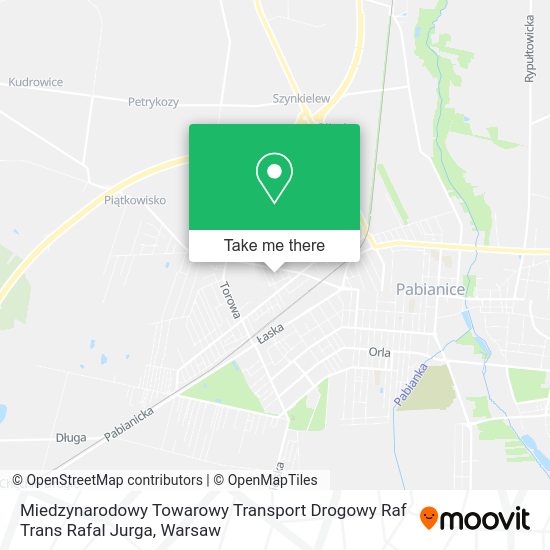 Miedzynarodowy Towarowy Transport Drogowy Raf Trans Rafal Jurga map