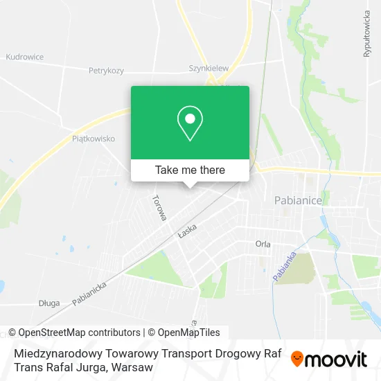 Карта Miedzynarodowy Towarowy Transport Drogowy Raf Trans Rafal Jurga