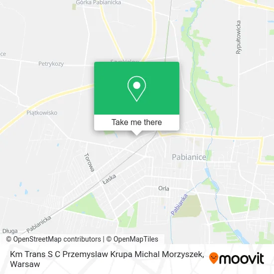 Карта Km Trans S C Przemyslaw Krupa Michal Morzyszek
