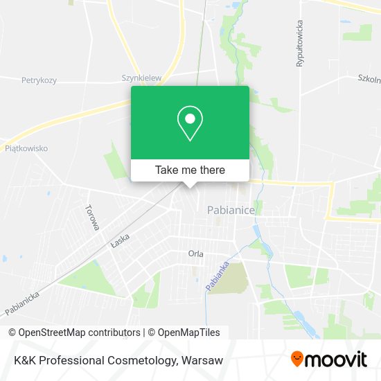 K&K Professional Cosmetology map