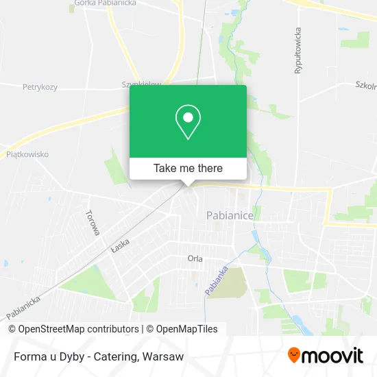 Карта Forma u Dyby - Catering