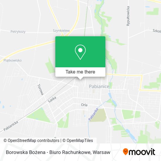 Borowska Bożena - Biuro Rachunkowe map