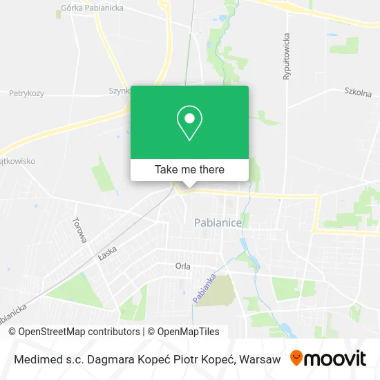 Medimed s.c. Dagmara Kopeć Piotr Kopeć map
