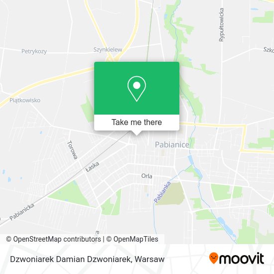 Dzwoniarek Damian Dzwoniarek map