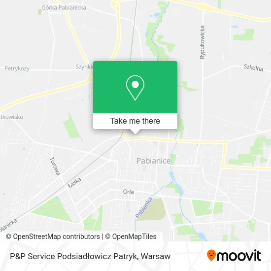 P&P Service Podsiadłowicz Patryk map