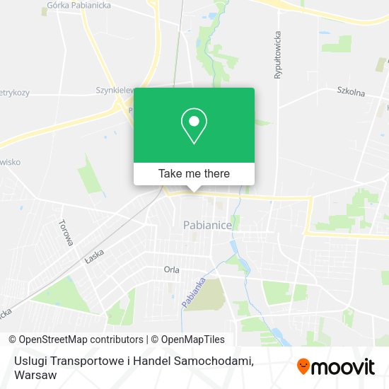 Uslugi Transportowe i Handel Samochodami map