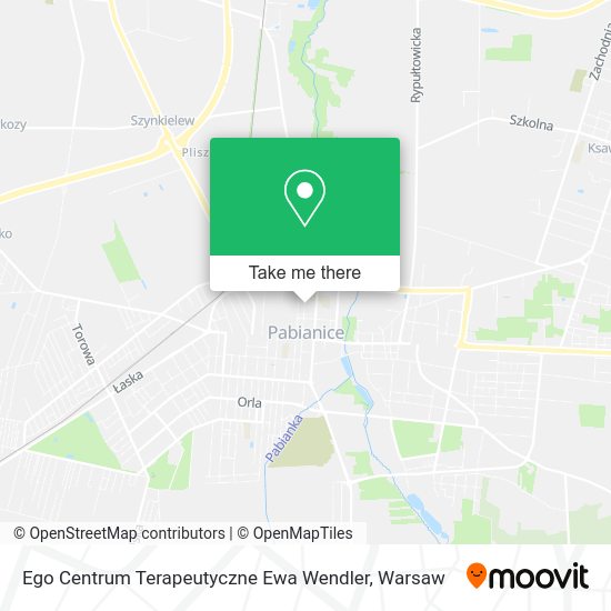 Ego Centrum Terapeutyczne Ewa Wendler map