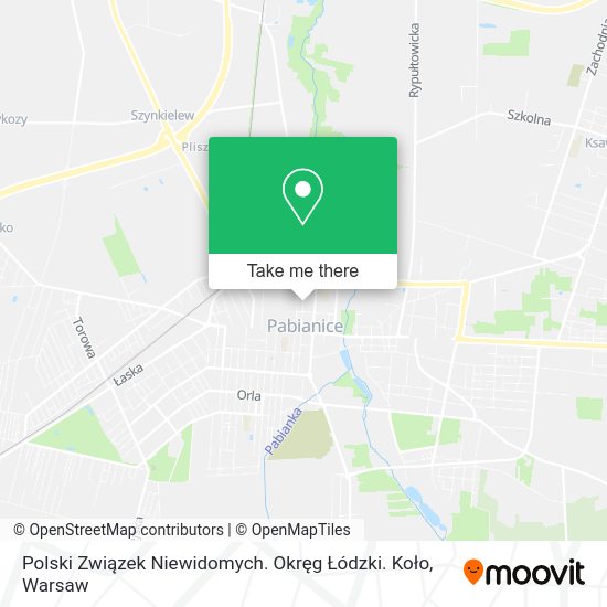 Polski Związek Niewidomych. Okręg Łódzki. Koło map