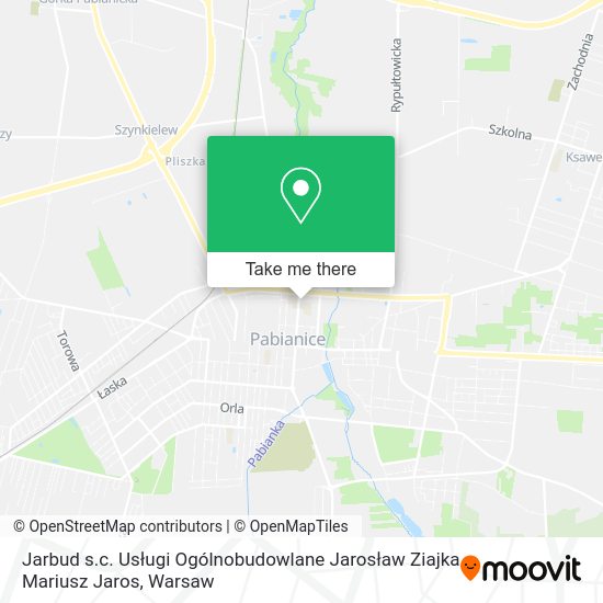 Jarbud s.c. Usługi Ogólnobudowlane Jarosław Ziajka Mariusz Jaros map