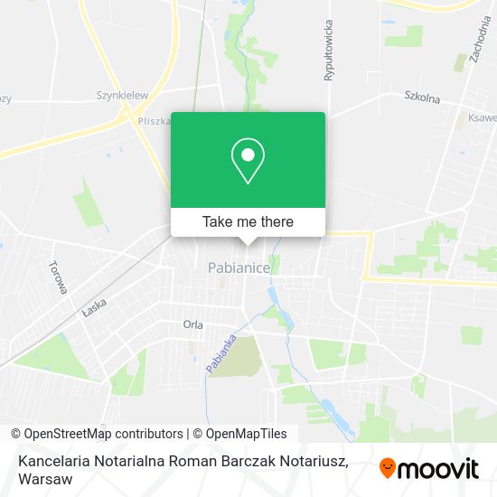 Kancelaria Notarialna Roman Barczak Notariusz map