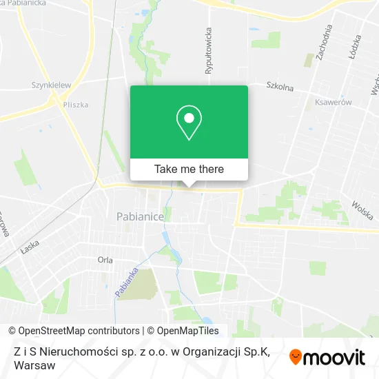 Z i S Nieruchomości sp. z o.o. w Organizacji Sp.K map