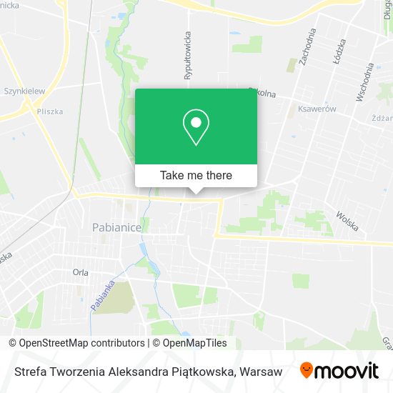 Strefa Tworzenia Aleksandra Piątkowska map