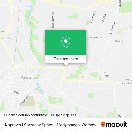 Naprawa i Sprzedaż Sprzętu Medycznego map