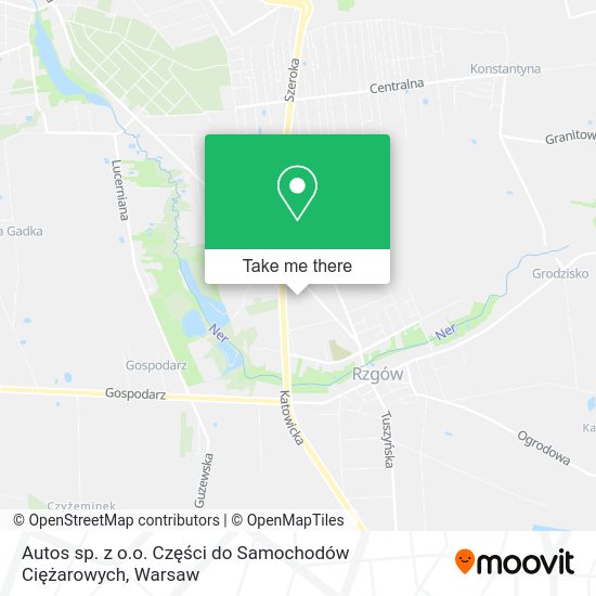 Autos sp. z o.o. Części do Samochodów Ciężarowych map