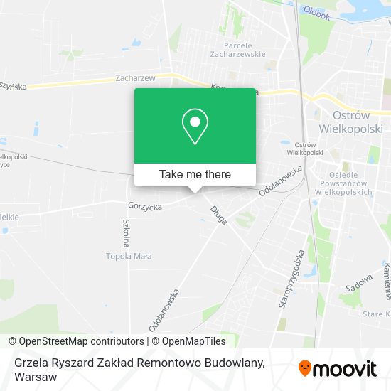 Grzela Ryszard Zakład Remontowo Budowlany map