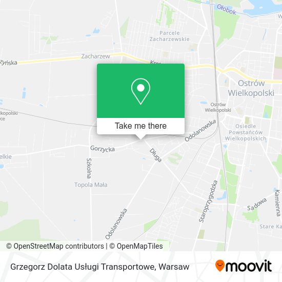 Grzegorz Dolata Usługi Transportowe map