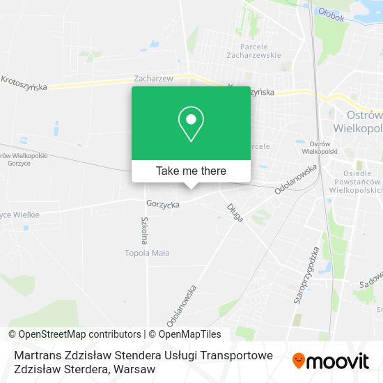 Martrans Zdzisław Stendera Usługi Transportowe Zdzisław Sterdera map