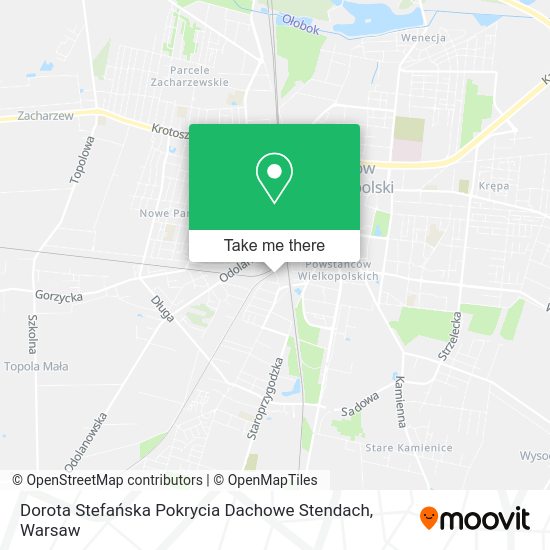 Dorota Stefańska Pokrycia Dachowe Stendach map