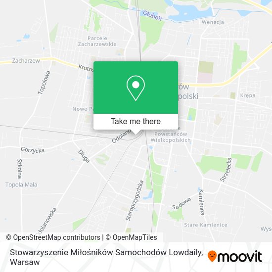 Карта Stowarzyszenie Miłośników Samochodów Lowdaily