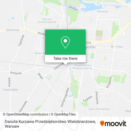 Danuta Kurzawa Przedsiębiorstwo Wielobranżowe map