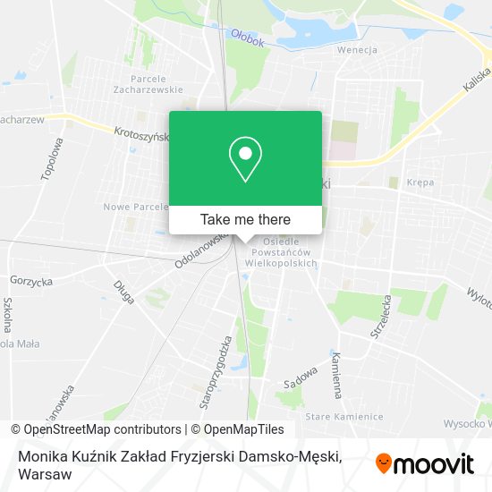 Monika Kuźnik Zakład Fryzjerski Damsko-Męski map