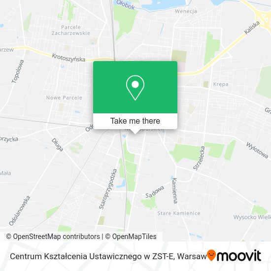 Centrum Kształcenia Ustawicznego w ZST-E map