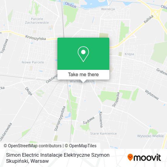 Simon Electric Instalacje Elektryczne Szymon Skupiński map