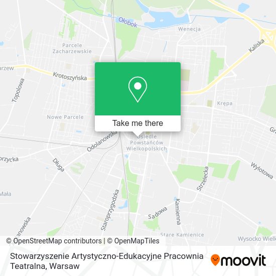 Stowarzyszenie Artystyczno-Edukacyjne Pracownia Teatralna map