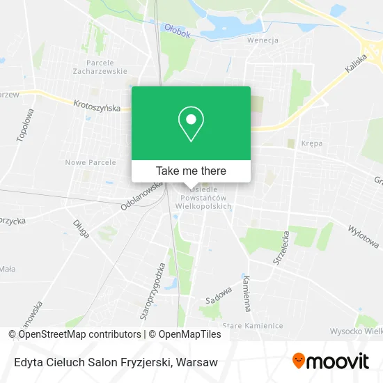 Edyta Cieluch Salon Fryzjerski map