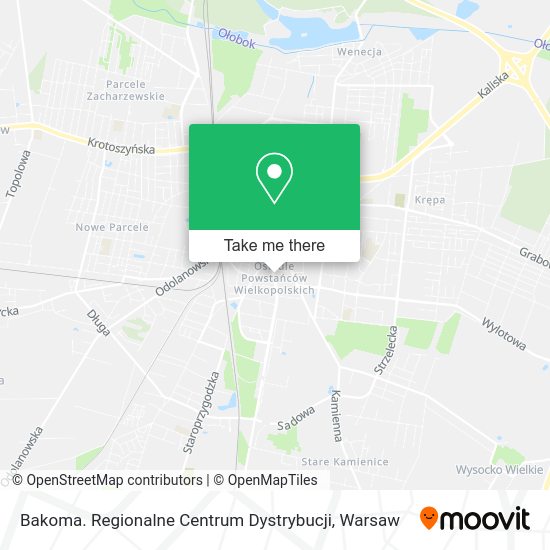 Bakoma. Regionalne Centrum Dystrybucji map