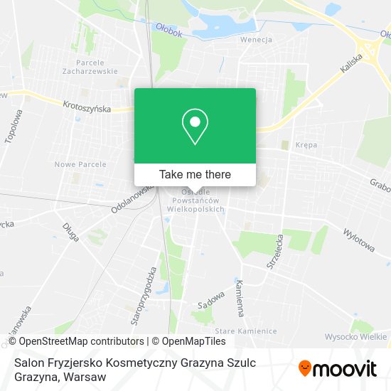 Salon Fryzjersko Kosmetyczny Grazyna Szulc Grazyna map