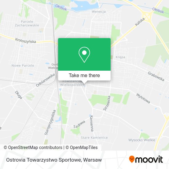 Ostrovia Towarzystwo Sportowe map