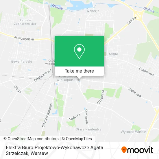 Карта Elektra Biuro Projektowo-Wykonawcze Agata Strzelczak