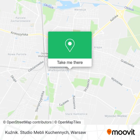 Kuźnik. Studio Mebli Kuchennych map