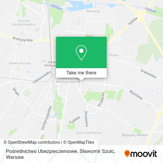 Pośrednictwo Ubezpieczeniowe. Sławomir Szulc map