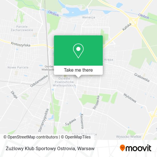 Żużlowy Klub Sportowy Ostrovia map