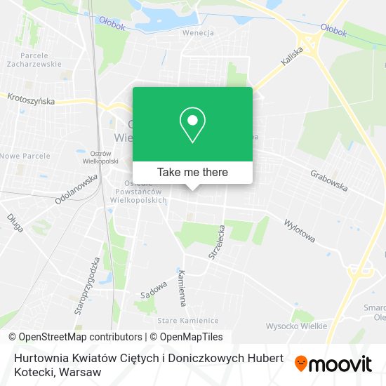 Hurtownia Kwiatów Ciętych i Doniczkowych Hubert Kotecki map