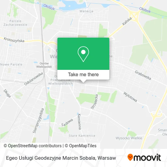 Карта Egeo Usługi Geodezyjne Marcin Sobala