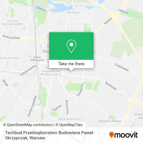 Techbud Przedsiębiorstwo Budowlane Paweł Skrzypczak map