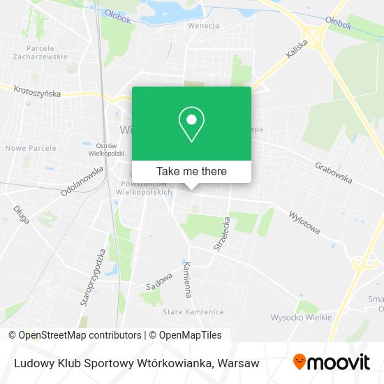 Ludowy Klub Sportowy Wtórkowianka map