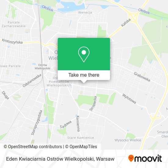 Eden Kwiaciarnia Ostrów Wielkopolski map