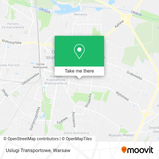 Карта Uslugi Transportowe