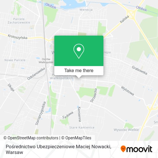 Pośrednictwo Ubezpieczeniowe Maciej Nowacki map