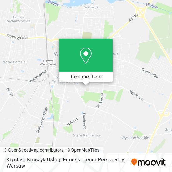 Krystian Kruszyk Usługi Fitness Trener Personalny map