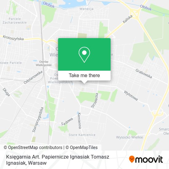 Księgarnia Art. Papiernicze Ignasiak Tomasz Ignasiak map