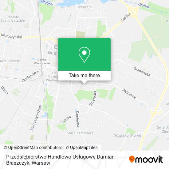 Przedsiębiorstwo Handlowo Usługowe Damian Błaszczyk map