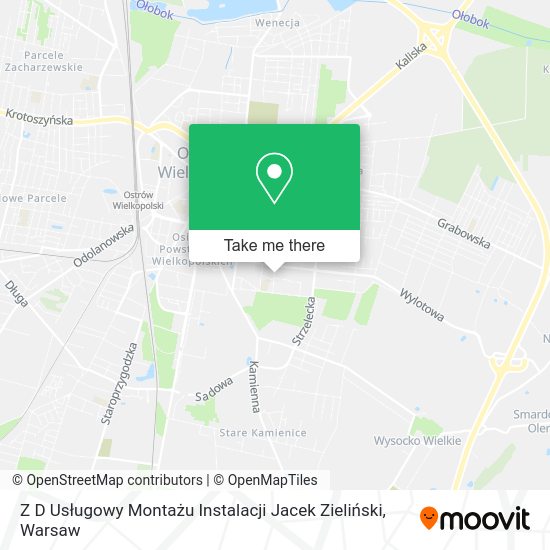 Z D Usługowy Montażu Instalacji Jacek Zieliński map